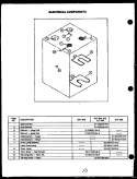 ELECTRICAL COMPONENTS Diagram and Parts List for EJT-346  Caloric Range