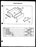 Part Location Diagram of 300998L Whirlpool NLANPANEL, DRAWER