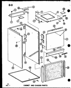 Part Location Diagram of B1135406 Whirlpool Insulation