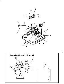 Door Latch Diagram and Parts List for ACO27DE1-P1132343NE  Amana Wall Oven