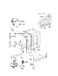 Tub Assembly Parts Diagram and Parts List for 72214693610  Kenmore Dishwasher