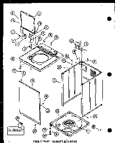 Section 8 Diagram and Parts List for LW3603L P1122406WL Amana Washer