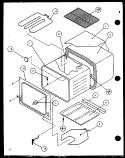 Page 3 Diagram and Parts List for ARR620W1 P1138601S Amana Range