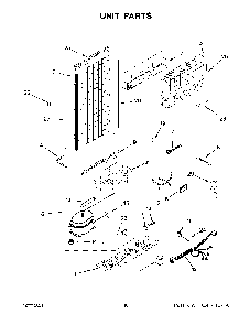 Unit Parts Diagram and Parts List for 10667803120  Kenmore Refrigerator