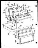 Part Location Diagram of C2725203 Whirlpool WLD DRAWER-C     K