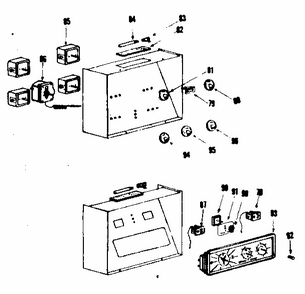 Part Location Diagram of 5000 Maytag Thermostat knob