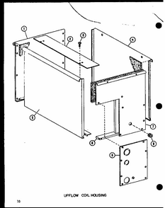 Section 1 Diagram and Parts List for ARCF42U01B P9917917C Amana Air Conditioner