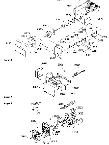 Ice Bucket Auger, Ice Maker And Ice Maker Parts Diagram and Parts List for SRDE327S3E-P1307103WE  Amana Refrigerator