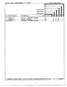 Unit Compartment And System Page 3 Diagram and Parts List for 641861  Admiral Refrigerator