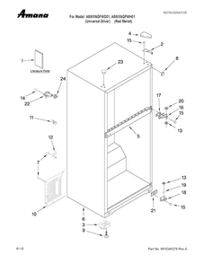 Part Location Diagram of W10211588 Whirlpool USE & CARE GUIDE