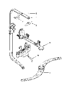 Upper Wash And Rinse Parts Diagram and Parts List for 66512774K314  Kenmore Dishwasher