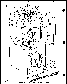 Refrigerator Freezer Functional Diagram and Parts List for SRI19F-1-A-P75400-6WA  Amana Refrigerator