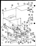 Page 4 Diagram and Parts List for RCC10 P8551303S Amana Microwave Oven Combo
