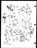 Page 7 Diagram and Parts List for RCC10 P8551303S Amana Microwave Oven Combo