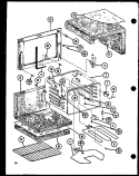 Page 11 Diagram and Parts List for RCC10 P8551303S Amana Microwave Oven Combo