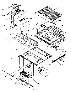 Divider Block Diagram and Parts List for TH18S3W-P1195301W  Amana Refrigerator