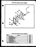 Part Location Diagram of Y87774 Whirlpool GLASS, CONTROL PANEL
