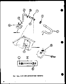 Section 8 Diagram and Parts List for LWD973W P1122803WW Amana Washer