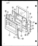 Page 1 Diagram and Parts List for RCC-1010 P8572903S Amana Microwave Oven Combo