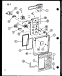 Page 3 Diagram and Parts List for RCC-1010 P8572903S Amana Microwave Oven Combo