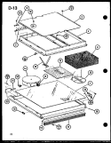 Part Location Diagram of R0157504 Whirlpool Glass Main Top