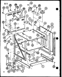 Page 10 Diagram and Parts List for RCC-1010 P8572903S Amana Microwave Oven Combo