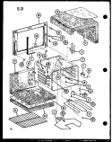 Page 11 Diagram and Parts List for RCC-1010 P8572903S Amana Microwave Oven Combo