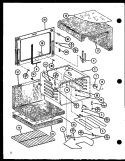 Page 3 Diagram and Parts List for ARR-405 P8562103S Amana Range