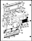 Page 8 Diagram and Parts List for ARR-405 P8562103S Amana Range