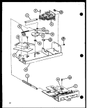 Page 10 Diagram and Parts List for ARR-405 P8562103S Amana Range