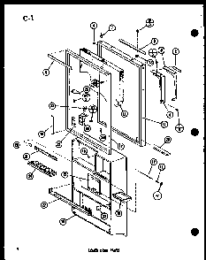 Section 3 Diagram and Parts List for TL20F-P76164-2W  Amana Refrigerator