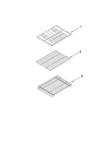 Rack Parts Diagram and Parts List for MGR6775BDS20  Maytag Range