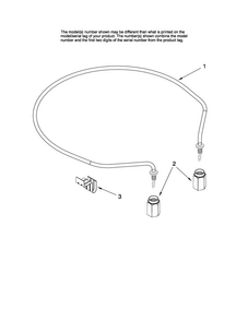 Heater Parts Diagram and Parts List for MDBH955AWB2  Maytag Dishwasher