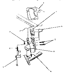 Out-of-balance Switch Diagram and Parts List for LWM423L-P1176404WL  Amana Washer