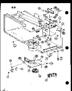 Section 2 Diagram and Parts List for RS-7A P75589-5M Amana Microwave