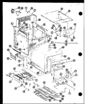 Page 2 Diagram and Parts List for AO-24S P8537901S Amana Wall Oven