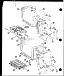 Page 3 Diagram and Parts List for AO-24S P8537901S Amana Wall Oven