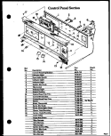 Page 1 Diagram and Parts List for DDO-862  Amana Microwave Oven Combo