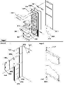 Refrigerator Door Diagram and Parts List for SG521SBW-P1197002WW  Amana Refrigerator