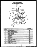 DOOR LATCH ASSY FDO 180 Diagram and Parts List for FDO120  Amana Microwave