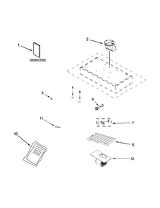 Part Location Diagram of W10651064 Whirlpool SWTCH-THRM