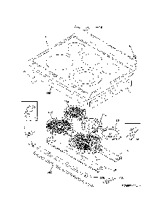 Main Top Diagram and Parts List for 79097323411  Kenmore Range