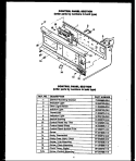 Page 1 Diagram and Parts List for EKS289  Amana Microwave