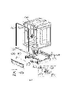 Exploded View Parts Diagram and Parts List for 72214693610  Kenmore Dishwasher