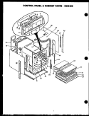 Part Location Diagram of 0040683 Whirlpool CAPILLARY COVER GO&EO SINGLE