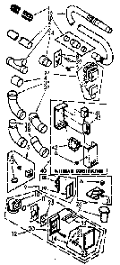 Part Location Diagram of 1211 Maytag Utility valve low voltage switch assembly