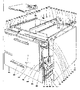 Body Section Diagram and Parts List for 101933590  Kenmore Range