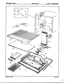 Part Location Diagram of 60365-57 Maytag DISCONTINUED