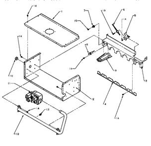 Part Location Diagram of 10734402 Whirlpool Box, burner