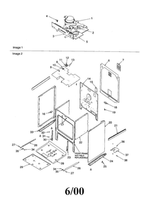 Cabinet Diagram and Parts List for ARTS6651E-P1143903NE  Amana Range